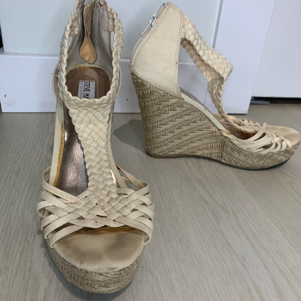 Steve Madden Wedge Sandals 7.5